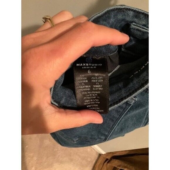 Max Studio Skinny Jeans Womens Size 6 - Picture 2 of 5